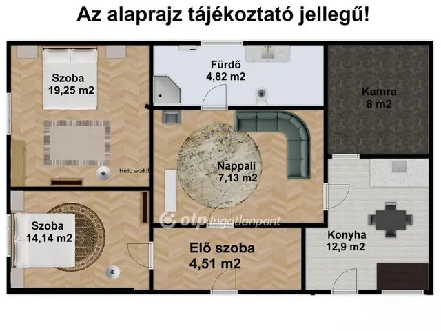 Eladó ház Kóny 88 nm