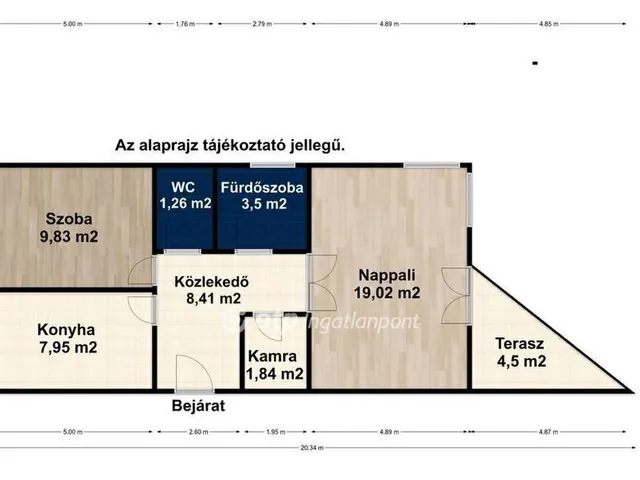 Eladó lakás Győr 54 nm