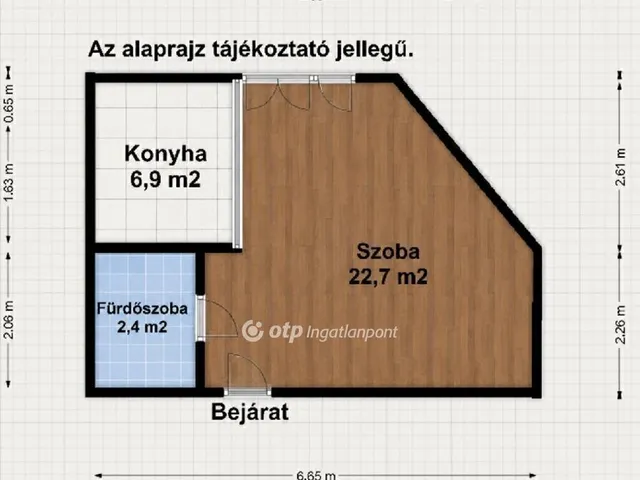 Eladó lakás Győr 31 nm