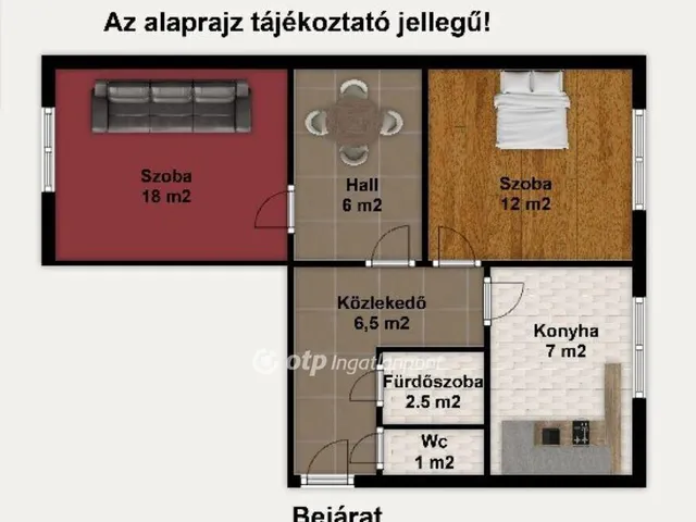 Eladó lakás Győr, Adyváros 53 nm