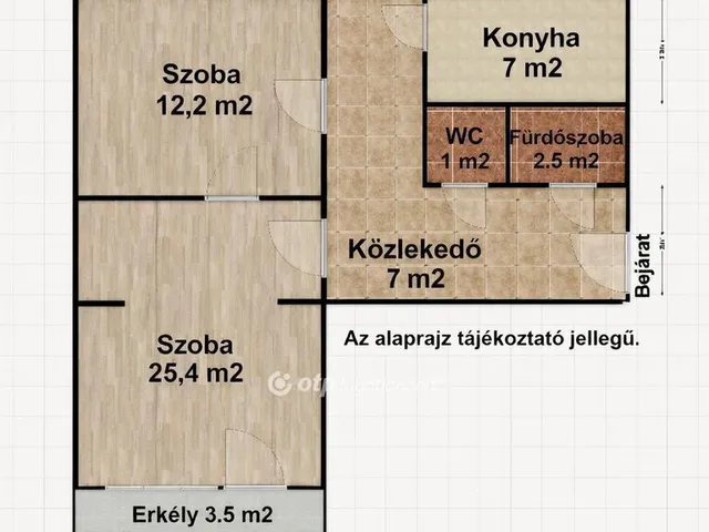 Eladó lakás Győr, Szabadhegy 55 nm