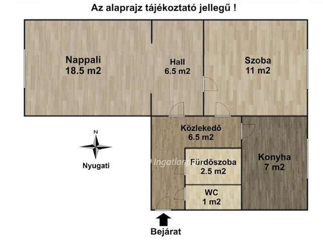 Eladó lakás Győr, Adyváros 53 nm