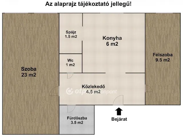 Eladó lakás Győr, Gyárváros 49 nm