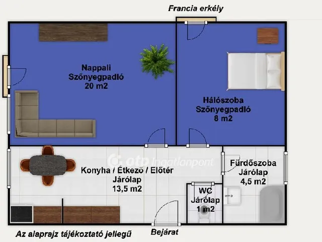 Eladó lakás Csorna 47 nm