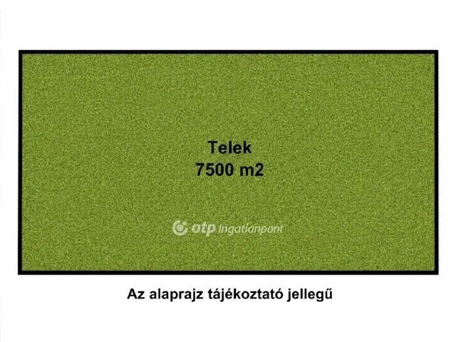 Eladó telek Sokorópátka 7500 nm