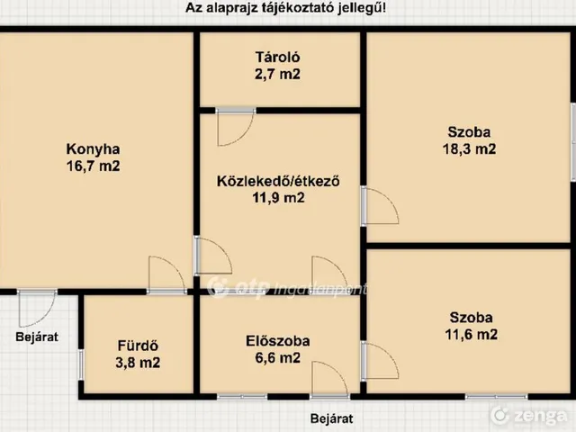 Eladó ház Kóny 72 nm