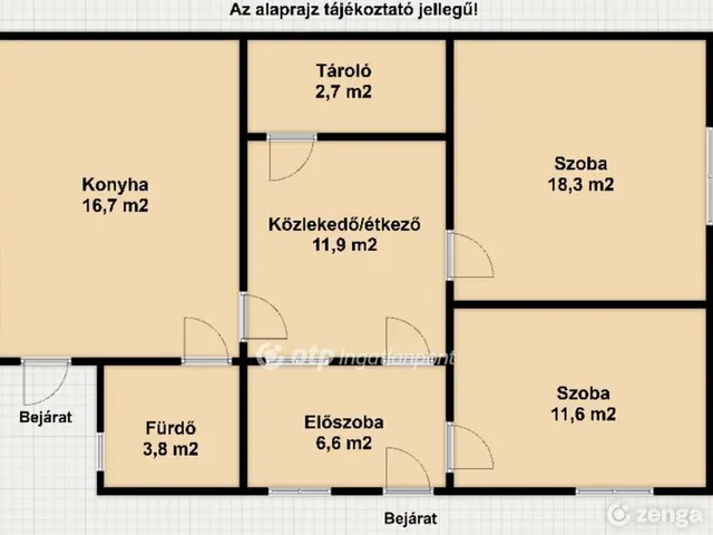 Eladó ház Kóny 72 nm