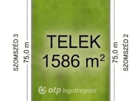 Eladó telek Győrújfalu 1586 nm