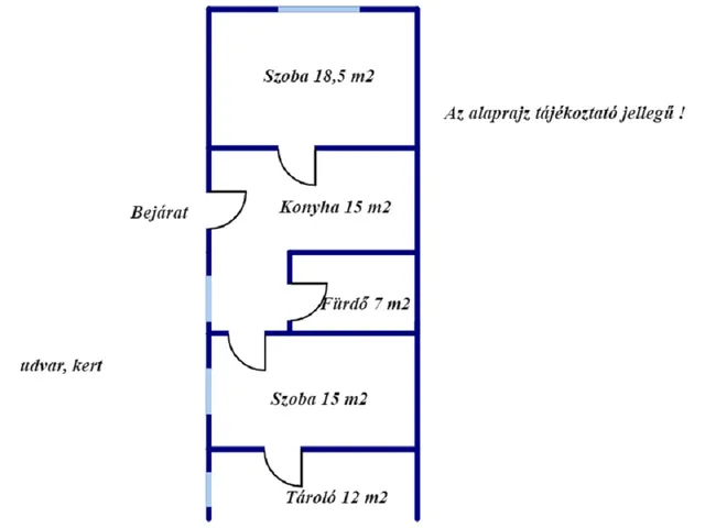 Eladó ház Kálló 58 nm