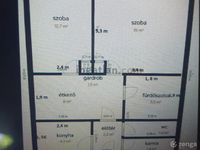 Eladó lakás Szigetvár, Szent István-lakótelep 54 nm