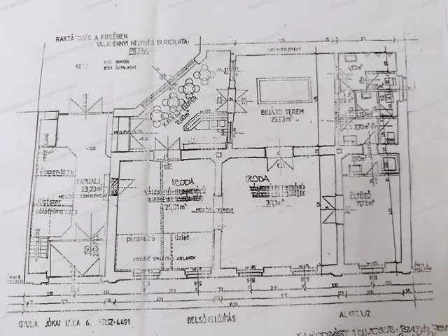 Kiadó kereskedelmi és ipari ingatlan Gyula 150 nm