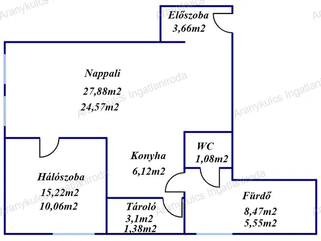 Eladó lakás Békéscsaba, Belváros, Vécsey utca 58 nm