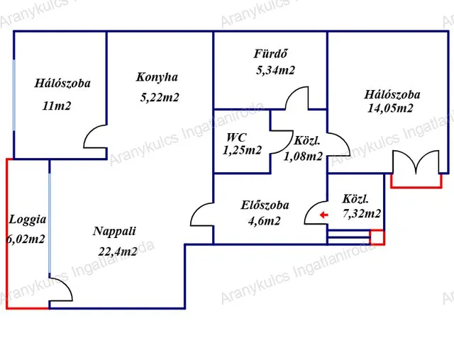Eladó lakás Békéscsaba, Belváros 69 nm