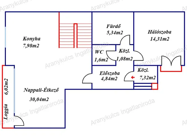 Eladó lakás Békéscsaba, Belváros, Vécsey utca 102 nm