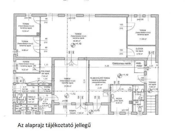 Eladó kereskedelmi és ipari ingatlan Polgár 204 nm