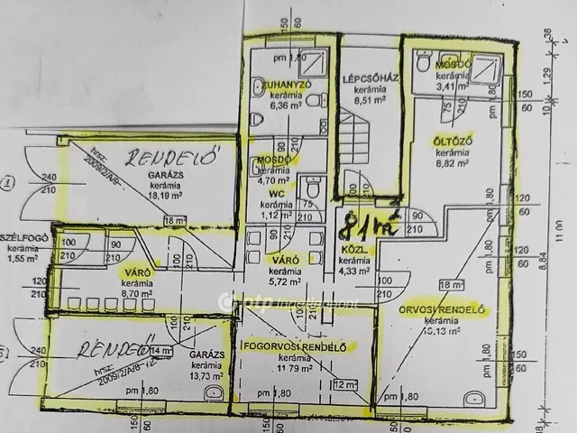 Eladó kereskedelmi és ipari ingatlan Nyíregyháza 110 nm