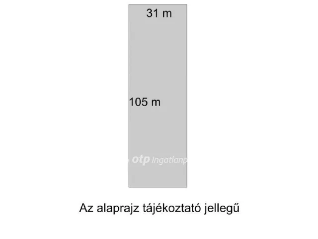 Eladó telek Nyíregyháza 3269 nm