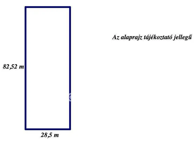 Eladó telek Nyíregyháza, Rozsrétszőlő 2352 nm
