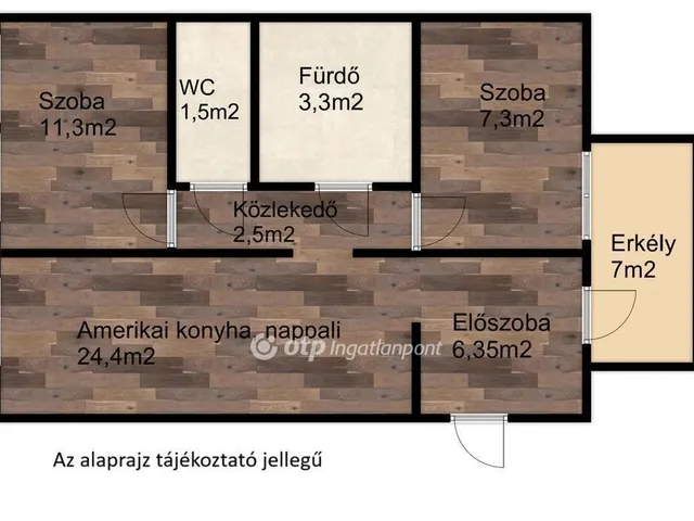 Eladó lakás Nyíregyháza 64 nm