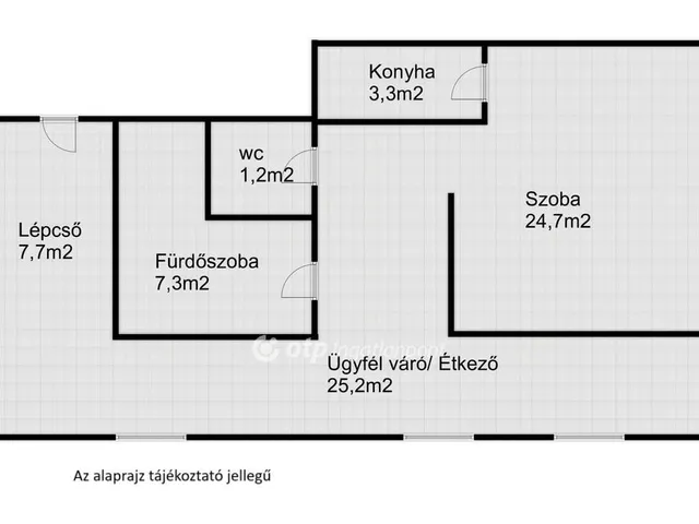 Eladó kereskedelmi és ipari ingatlan Nyíregyháza 55 nm