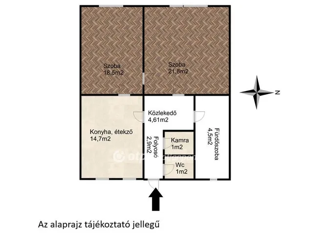 Eladó lakás Polgár 69 nm