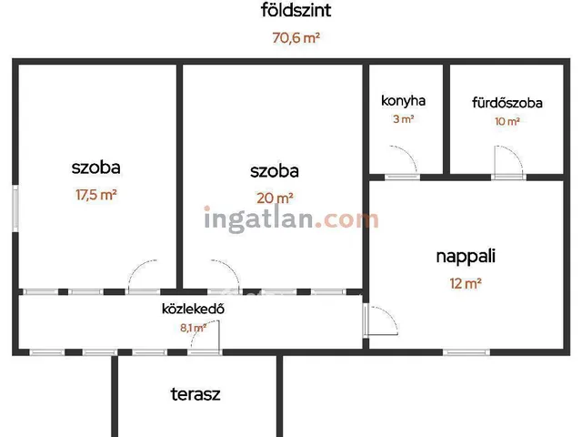 Eladó ház Kálmánháza 70 nm