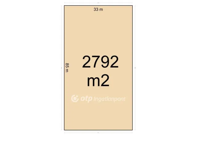 Eladó telek Nyíregyháza 2792 nm