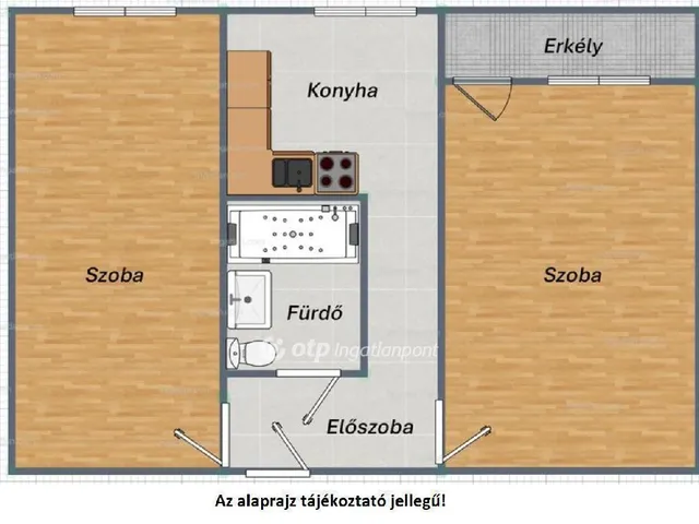 Eladó lakás Nyíregyháza, Érkert 51 nm