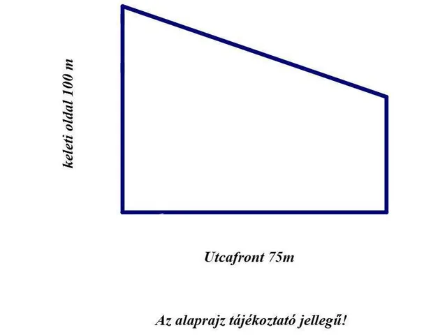 Eladó telek Nyíregyháza 6705 nm