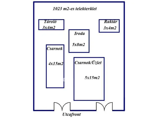 Eladó kereskedelmi és ipari ingatlan Nyíregyháza 200 nm