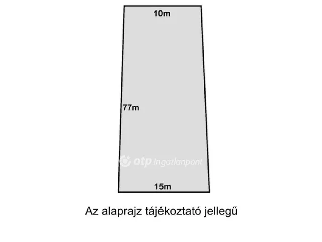 Eladó telek Nyíregyháza 943 nm