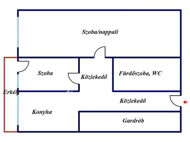 Eladó lakás Nyíregyháza 42 nm