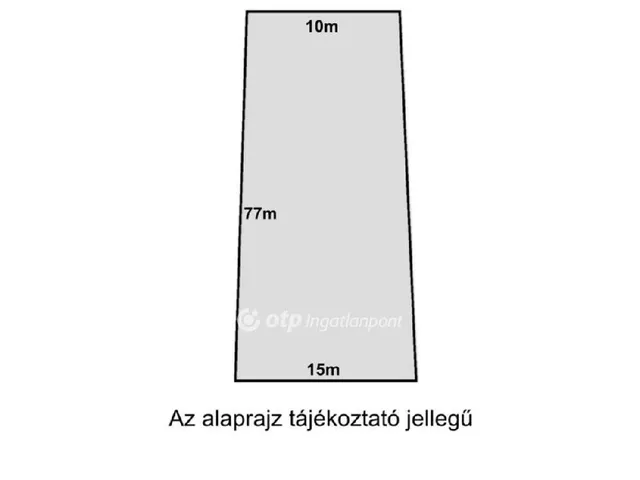 Eladó telek Nyíregyháza 943 nm