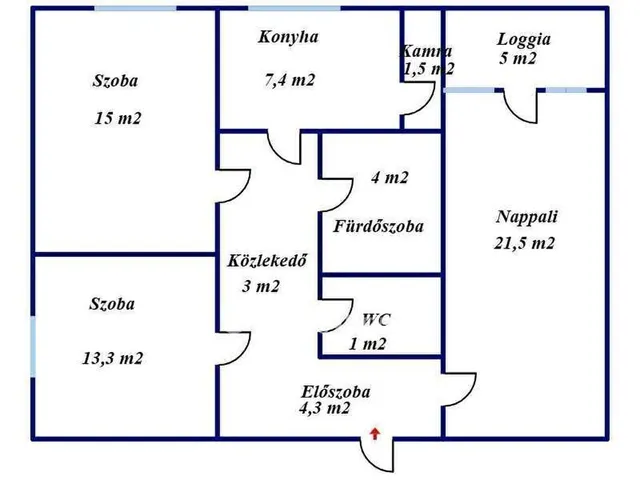 Eladó lakás Nyíregyháza 76 nm