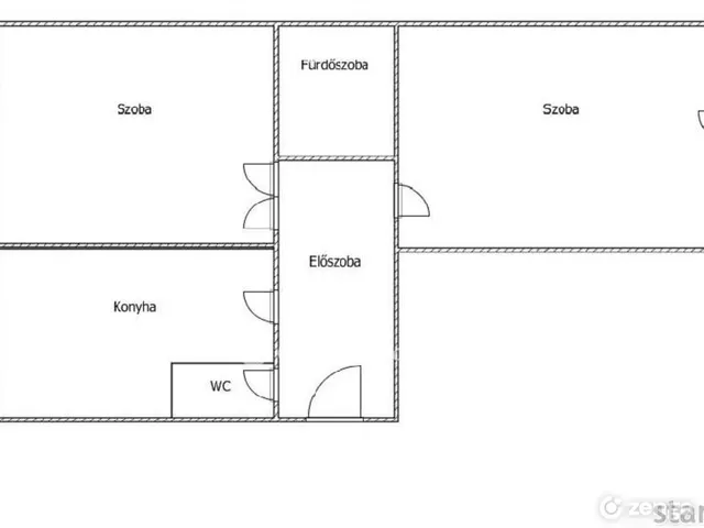 Eladó lakás Komló, Körtvélyes 56 nm