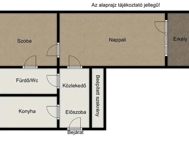 Eladó lakás Szombathely, Derkovits-lakótelep 55 nm