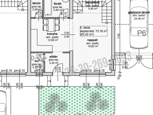 Eladó lakás Hajdúböszörmény 83 nm