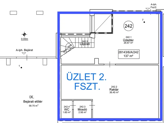 Eladó kereskedelmi és ipari ingatlan Budapest XIII. kerület, Lehel utca 27. 171 nm