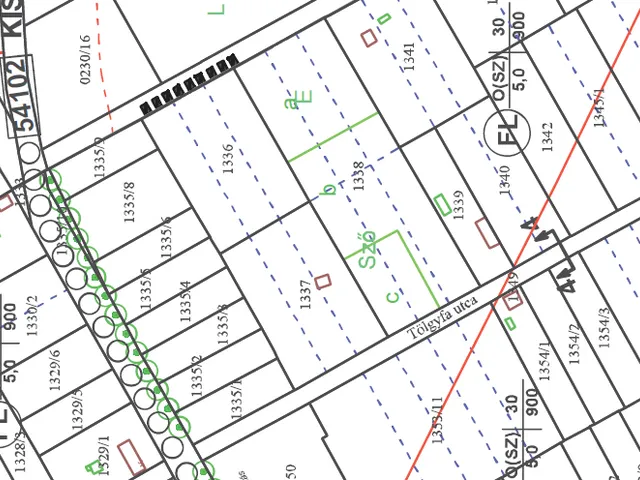 Eladó telek Bugac, Tölgyfa utca 6. 3597 nm