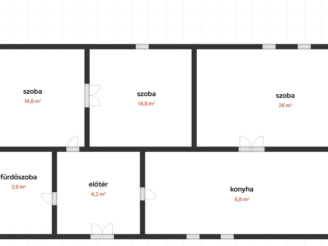 Eladó ház Kiskunfélegyháza, Damjanich utca  76 nm