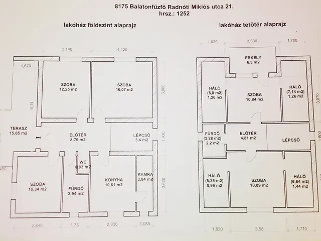 Eladó ház Balatonfűzfő, Radnóti Miklós utca 168 nm