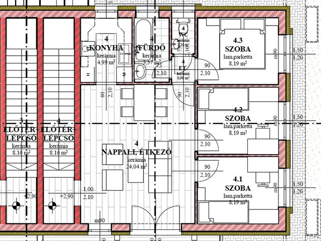 Eladó lakás Cegléd 70 nm