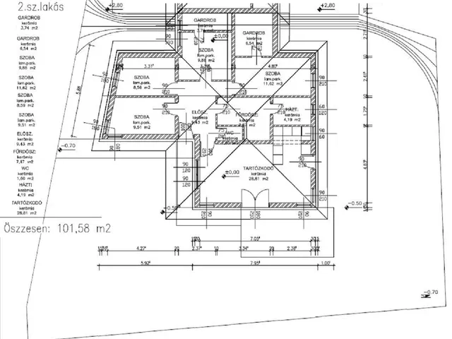 Eladó lakás Pomáz, Messelia 115 nm
