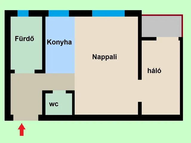 Eladó lakás Budapest XIII. kerület, Taksony utca 38 nm