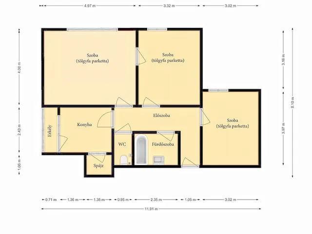 Eladó lakás Pécs, Athinay Simon utca 65 nm