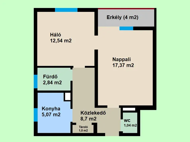 Eladó lakás Budapest XX. kerület, Orsolya utca 51 nm