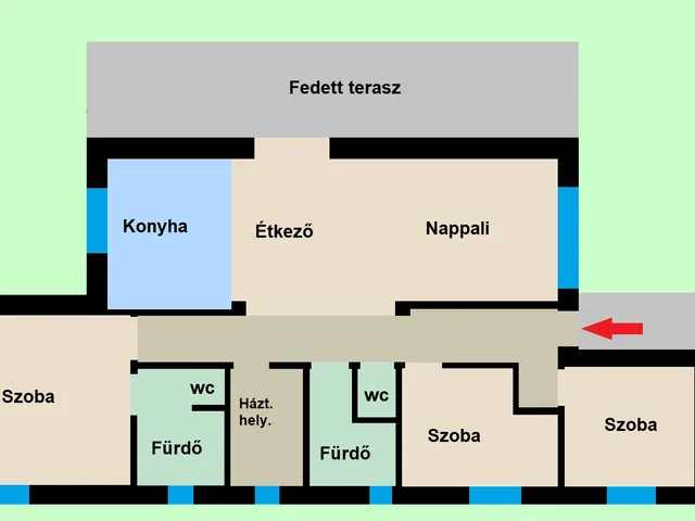 Eladó ház Pilisjászfalu, Liliom utca 101 nm