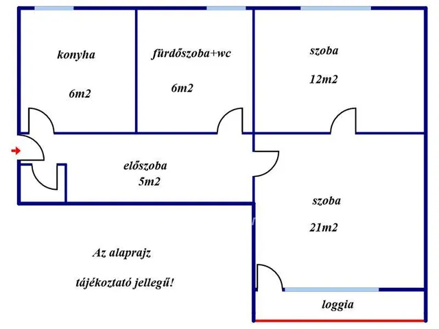 Eladó lakás Jobbágyi 54 nm