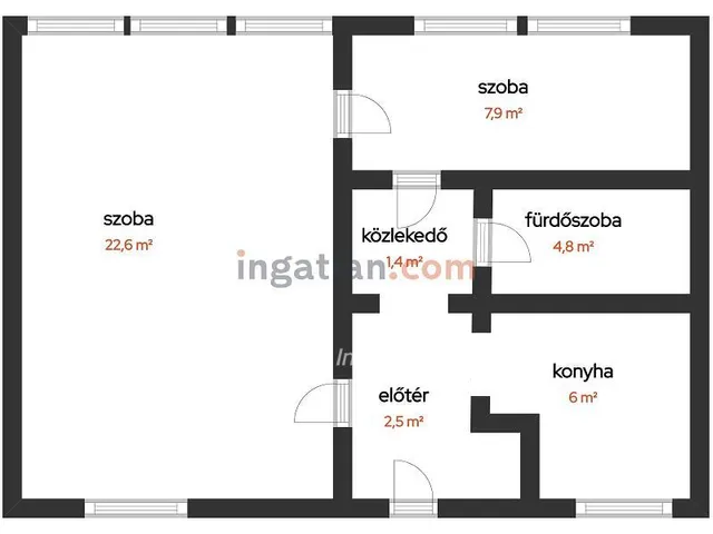 Eladó lakás Salgótarján 44 nm