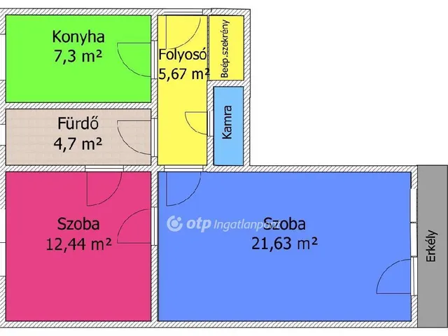 Eladó lakás Salgótarján 55 nm